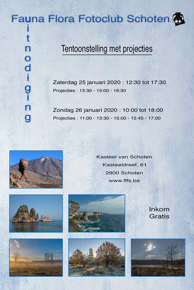 Uitnodiging tentoonstelling 2020